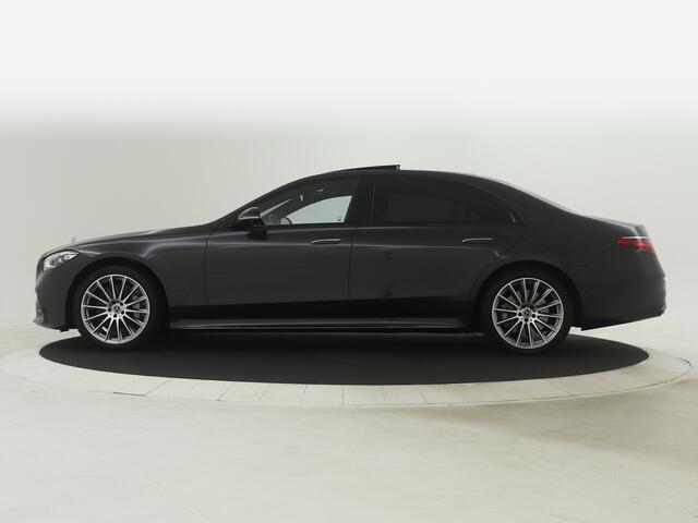 Mercedes-Benz S-KLASSE 450 e Lang AMG Nightpakket | Panoramadak | Rijassistentie Pack | Burmester Audio | Sluitbekrachtiging | Alarm klasse 5 | Augmented Reality | Inclusief 24 maanden Mercedes-Benz Certified garantie voor Europa.