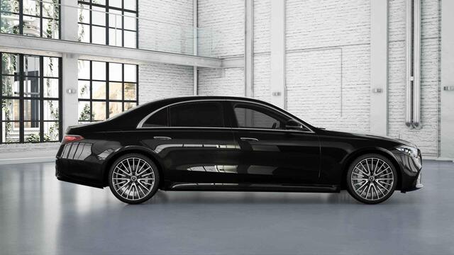 Mercedes-Benz S-KLASSE 500 4MATIC Lang AMG Line | Premium plus | Achterasbesturing | Koelbox | Designo flowing lines |