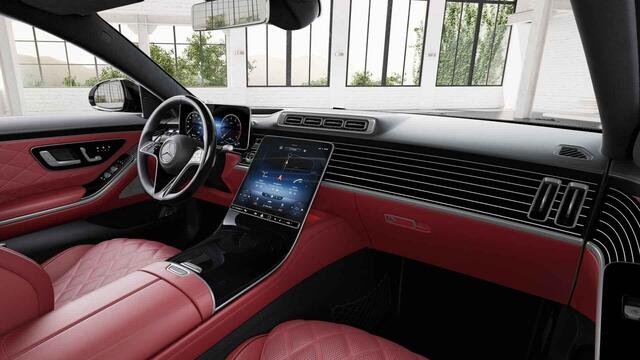Mercedes-Benz S-KLASSE 500 4MATIC Lang AMG Line | Premium plus | Achterasbesturing | Koelbox | Designo flowing lines |