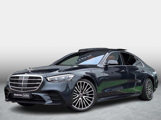 Mercedes-Benz S-KLASSE 400d 4MATIC Lang AMG Line | Panoramadak | Burmester | 360° Camera | Massage stoelen | Nappa leder | Memory pakket | Head-up Display | Achterasbesturing | Keyless-GO | Elektrische achterklep