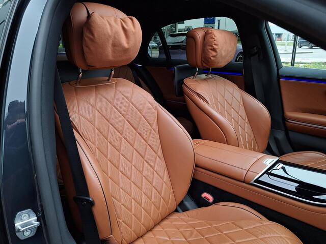 Mercedes-Benz S-KLASSE 400d 4MATIC Lang AMG Line | Panoramadak | Burmester | 360° Camera | Massage stoelen | Nappa leder | Memory pakket | Head-up Display | Achterasbesturing | Keyless-GO | Elektrische achterklep