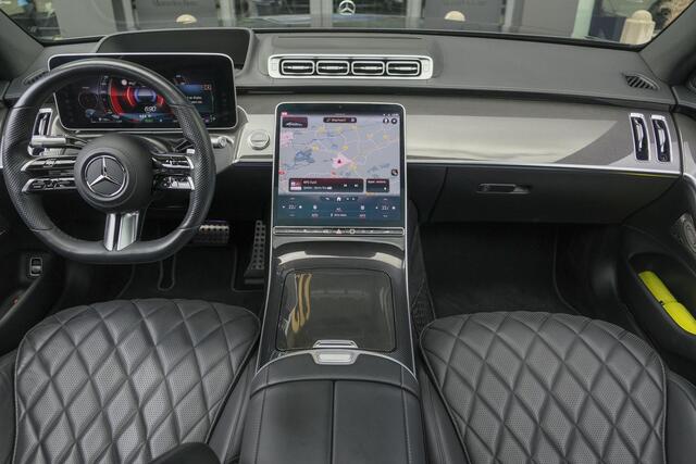 Mercedes-Benz S-KLASSE S580e Lang AMG 510pk Custom Panoramadak *BTW* 4-wielsturing Leder exclusief Burmester 22" LMV LMV
