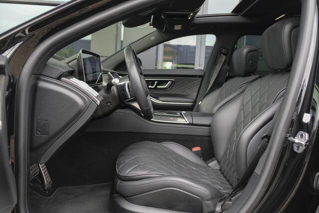 Mercedes-Benz S-KLASSE S580e Lang AMG 510pk Custom Panoramadak *BTW* 4-wielsturing Leder exclusief Burmester 22" LMV LMV