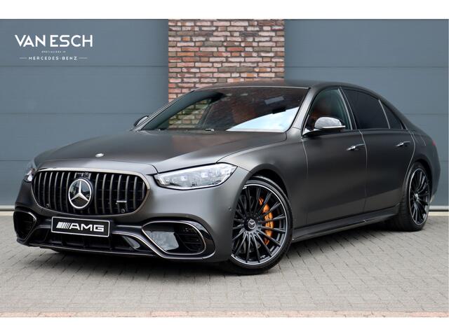 Mercedes-Benz S-KLASSE AMG 63 S E Performance Aut9 | 802pk | Achterasbesturing | Keramisch | Distronic+ | HUD | Entertainmentpakket Achter | Stoelventilatie V+A | Vlakkenverwarming | Zonweringspakket | Massage | 3D-Display |