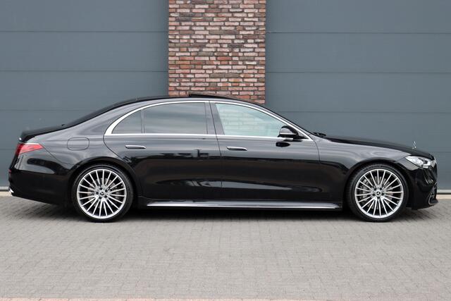 Mercedes-Benz S-KLASSE 580 e 4MATIC Lang AMG Line | Airmatic | Achterasbesturing | Distronic+ | Massage | Burmester | Zonweringspakket | Stoelverwarming/-ventilatie | 3D-Display | Digital Light |