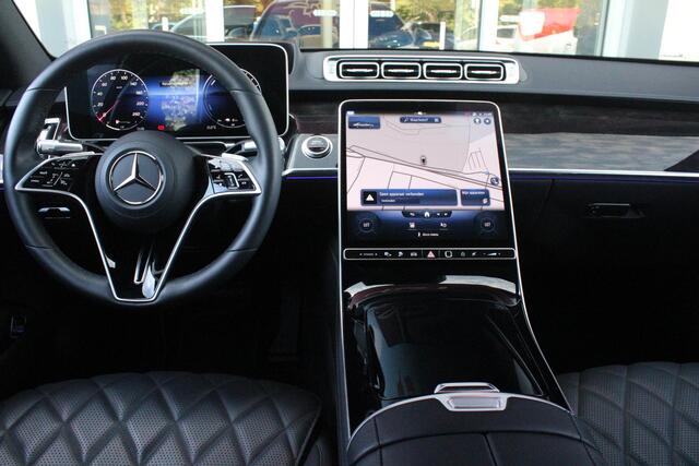 Mercedes-Benz S-KLASSE 580e 4MATIC AMG LINE 510PK | PANORAMISCH SCHUIF / KANTELDAK | 360° CAMERA | BURMESTER PREMIUM AUDIO | NAPPA LEDEREN BEKLEDING | VOORSTOELEN ELEKTRISCH VERSTELBAAR MET GEHEUGEN | VOORSTOELEN EN ACHTERBANK GEVENTILEERD / VERWARMD | MBUX AUGMENT REALITY NAVI