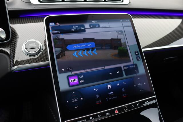 Mercedes-Benz S-KLASSE AMG 63 S E Performance Aut9 | 802pk | Achterasbesturing | Carbon | Distronic+ | HUD | Chauffeurspakket | Entertainmentpakket Achter | Stoelventilatie V+A | Vlakkenverwarming | Zonweringspakket |