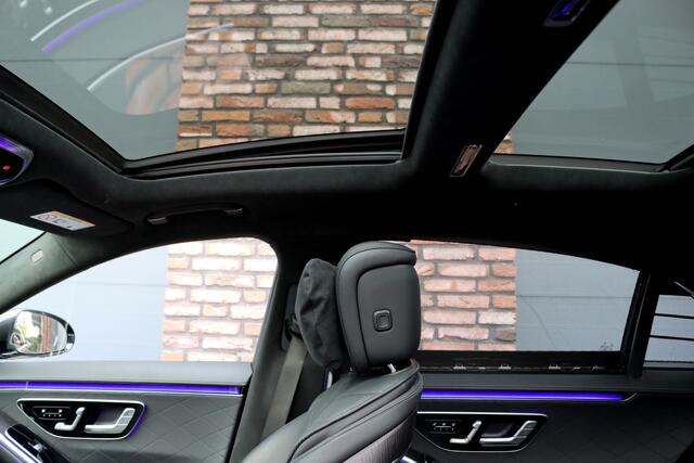 Mercedes-Benz S-KLASSE 400d 4MATIC Lang AMG Line Aut9 | Airmatic | Achterasbesturing | Distronic+ | Memory | Stoelventilatie | Massage | Panoramadak | Vlakkenverwarming | Zonweringspakket | Luchtreinigingspakket |