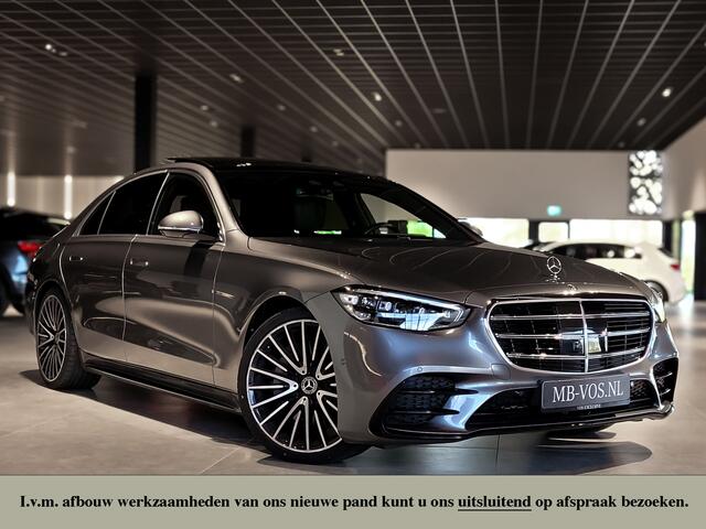 Mercedes-Benz S-KLASSE 400d 4-M AMG Achterassturing|Ruitleder|Burmester|Rij-assistentie|Keyless|Night|21" Aut9
