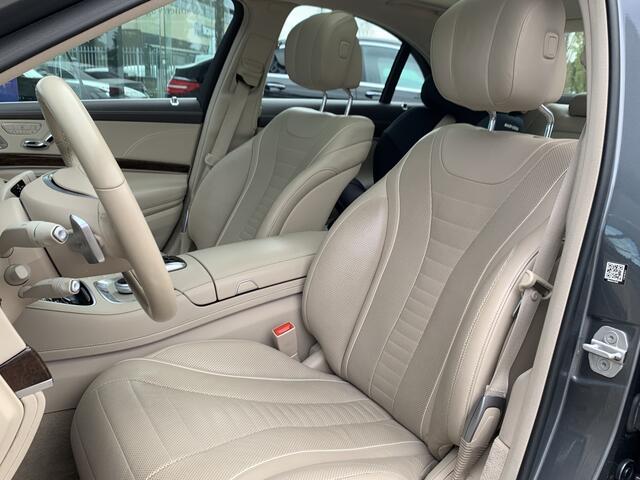 Mercedes-Benz S-KLASSE 350 BlueTEC Prestige Plus l Airmatic l Panoramadak l Camera l Sluitbekrachtiging l Distronic l Memory- pakket l Comand l LEDER BEIGE l Memory l Burmester l Distronic l Stoelverwarming en stoelkoeling l LED intelligent Light l