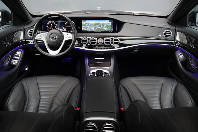 Mercedes-Benz S-KLASSE 350d | Distronic+ | Memory | Massage | Burmester | Panoramadak | Stoelventilatie | HUD | Nappa Leder | Surround Camera | Trekhaak | Soft Close | Luchtkwaliteitspakket |