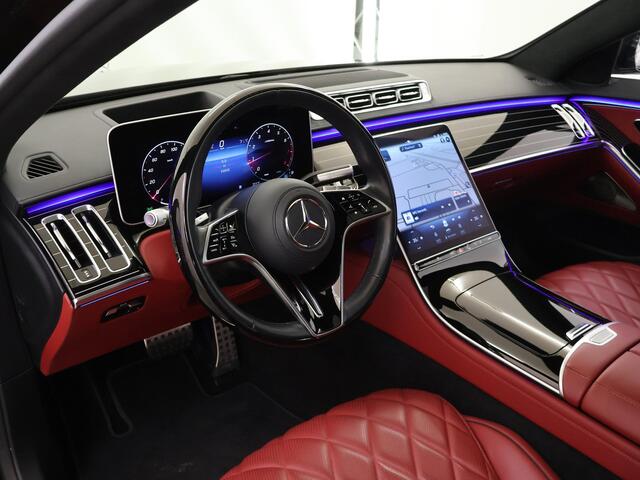 Mercedes-Benz S-KLASSE 500 4MATIC Lang AMG Line | Premium plus | Achterasbesturing | Koelbox | Designo flowing lines |