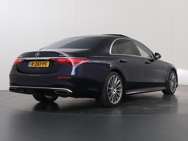 Mercedes-Benz S-KLASSE 580 e 4MATIC Lang AMG Line | Panoramadak | Achterasbesturing | Burmester | Head-up display | Digital light | Rijassistentiepakket | Nappaleder |