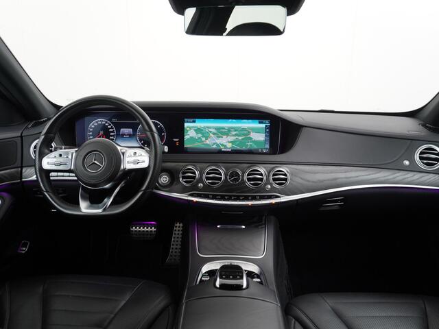 Mercedes-Benz S-KLASSE 350 d 4Matic AMG Lang | Sfeerverlichting | Nappa lederen Bekleding | Multibeam LED Koplampen | Smartphone Integratie pakket