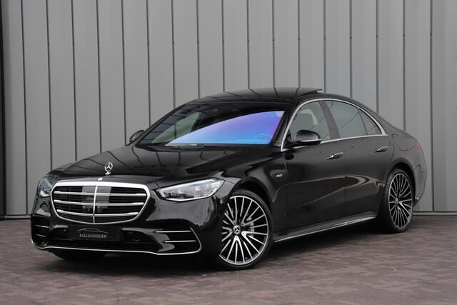 Mercedes-Benz S-KLASSE 450e AMG | 408PK | Head-up | Entertainment | Luchtvering | Achterasbesturing | Massage | Digital-light | Keyless-go | 2024.