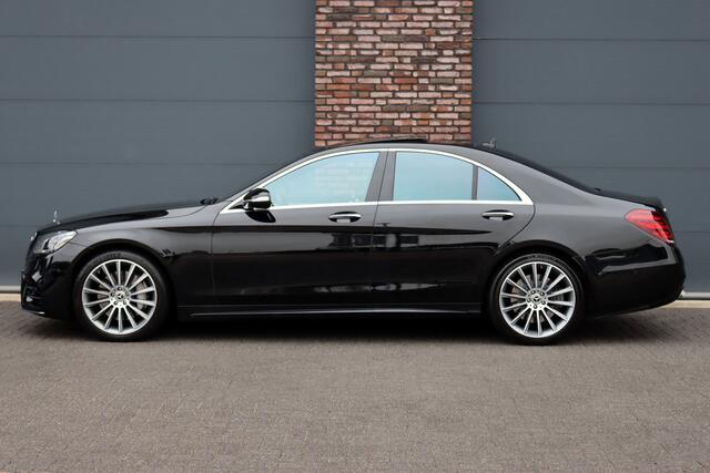 Mercedes-Benz S-KLASSE 560 AMG Line Premium | V8 | Active Body Control | Distronic+ | HUD | Panoramadak | Burmester | Nachtzicht | Intelligent Light System | Soft-Close | Keyless Go | Camera | Nappa Leder |