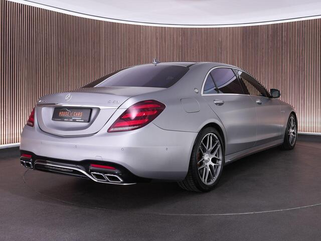 Mercedes-Benz S-KLASSE 63AMG 4Matic+ Lang Premium Plus |dealer onderhouden|1e lak|keramisch|chauffeurs pakket|magic sky|Burmester|soft close|head-up|stoel massage|lucht vering|360 camera|night vision|