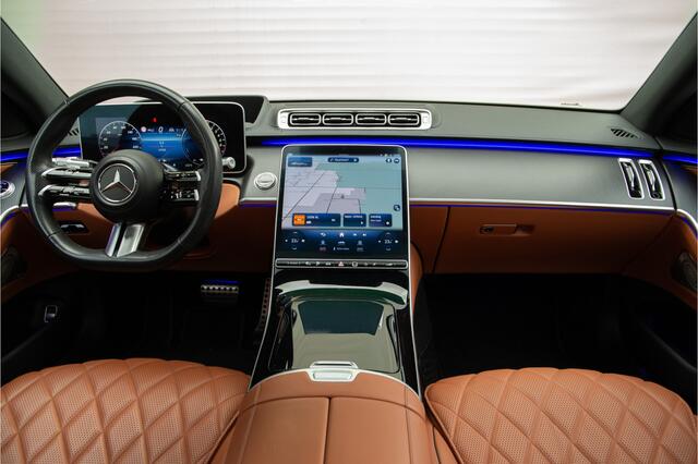 Mercedes-Benz S-KLASSE 580 e 4MATIC Lang AMG Line Chauffeurspakket, Massage, Exclusive, Achterasbesturing