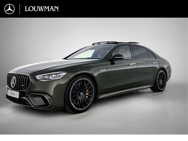 Mercedes-Benz S-KLASSE AMG 63 S E Performance Lang | Business Class pakket | Keramische remschijven | Sierdelen AMG Carbon | Verwarmde voorruit | Koelvak achteraan | AMG Driver's pakket | 21 inch AMG velgen | High-End Rear Seat Entertainment | AMG Performance stuurwiel |