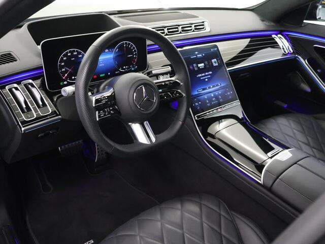 Mercedes-Benz S-KLASSE 580 e 4MATIC Lang AMG Line | Entertainment achter | Chauffeurpakket | Massage voor en achter | Microvezel hemelbekleding | Night pakket |