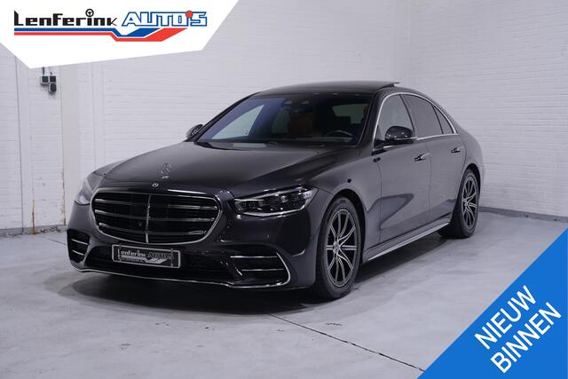 Mercedes-Benz S-KLASSE 450 4MATIC AMG Line NAP Head-up Panodak Memory 21 Inch Stoelventilatie Apple Carplay Nappa leder