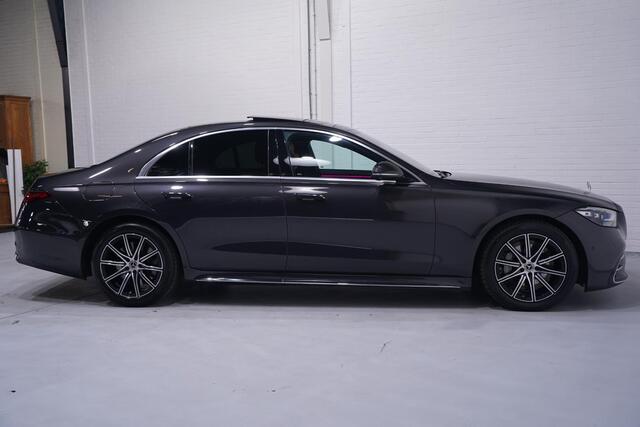 Mercedes-Benz S-KLASSE 450 4MATIC AMG Line NAP Head-up Panodak Memory 21 Inch Stoelventilatie Apple Carplay Nappa leder