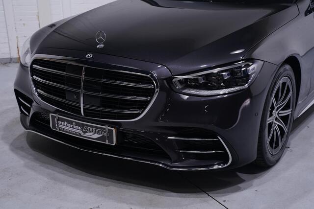 Mercedes-Benz S-KLASSE 450 4MATIC AMG Line NAP Head-up Panodak Memory 21 Inch Stoelventilatie Apple Carplay Nappa leder