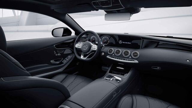 Mercedes-Benz S-KLASSE Coupé 450 4MATIC Premium | AMG line | Panoramadak | Burmester | Stoelverwarming/ventilatie | Rijassistentie pakket | Head-up display | 360 camera |