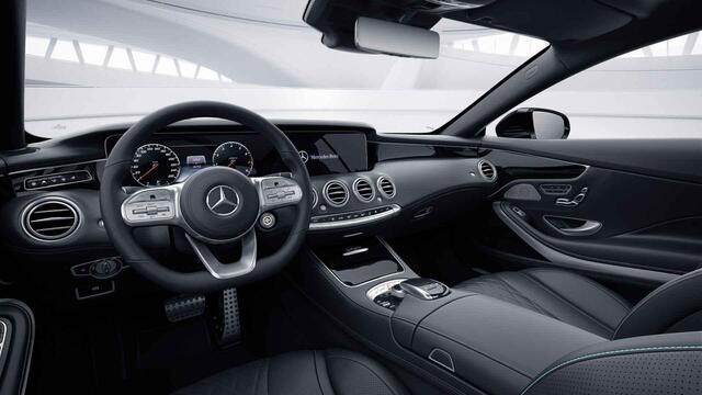 Mercedes-Benz S-KLASSE Coupé 450 4MATIC Premium | AMG line | Panoramadak | Burmester | Stoelverwarming/ventilatie | Rijassistentie pakket | Head-up display | 360 camera |