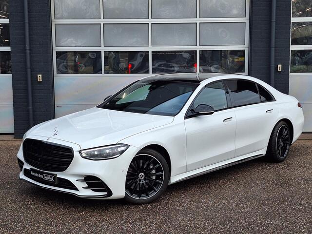 Mercedes-Benz S-KLASSE 350d 4MATIC Lang AMG Line | Night pakket | Burmester | Memory pakket voor + achter | Rijassistentiepakket | Achterasbesturing | 360° camera | Head-up Display | Multibeam LED | Keyless-GO | Elektrische achterklep | Klasse 5 alarm