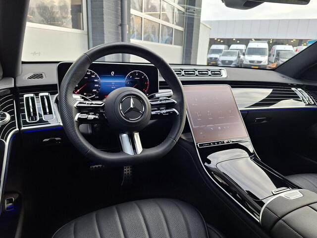 Mercedes-Benz S-KLASSE 350d 4MATIC Lang AMG Line | Night pakket | Burmester | Memory pakket voor + achter | Rijassistentiepakket | Achterasbesturing | 360° camera | Head-up Display | Multibeam LED | Keyless-GO | Elektrische achterklep | Klasse 5 alarm