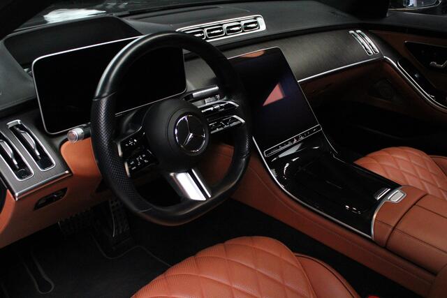 Mercedes-Benz S-KLASSE 580 e Lang AMG Line Burmester - Headup - Achterbesturing - Massage - Matrix - Pano