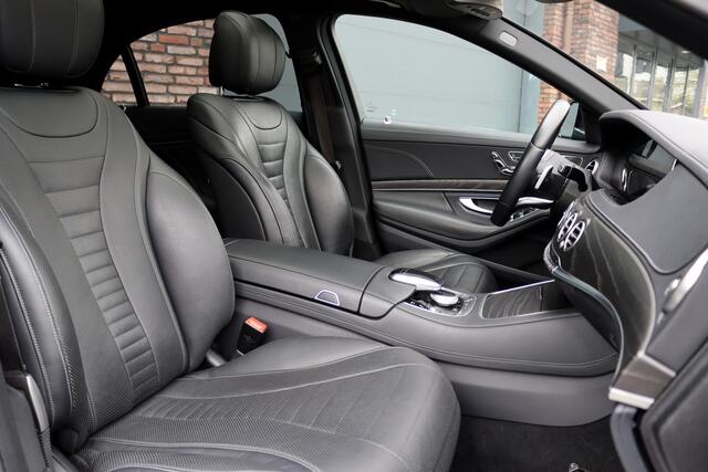 Mercedes-Benz S-KLASSE 560 e Lang AMG Line | Luchtvering | Distronic+ | Massage | Stoelventilatie | Panoramadak | Multibeam LED | Soft-Close | Keyless Go | HUD | Apple Carplay |