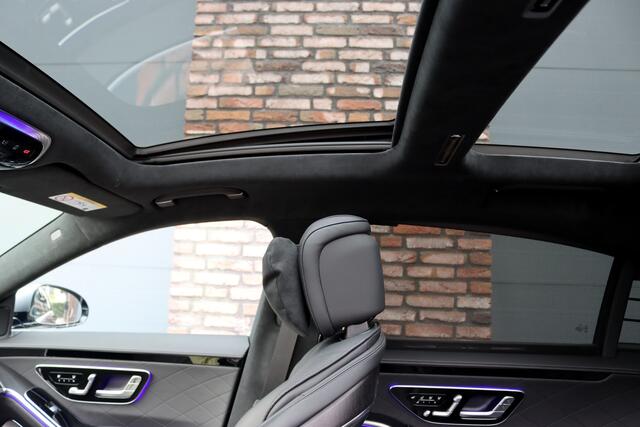 Mercedes-Benz S-KLASSE 580 e 4MATIC Lang | Luchtvering | Achterasbesturing | Distronic+ | Chauffeurspakket | Stoelventilatie | Massage | Stoelventilatie V+A | HUD | Exclusiefpakket | Zonweringpakket | Vlakkenverwarming |