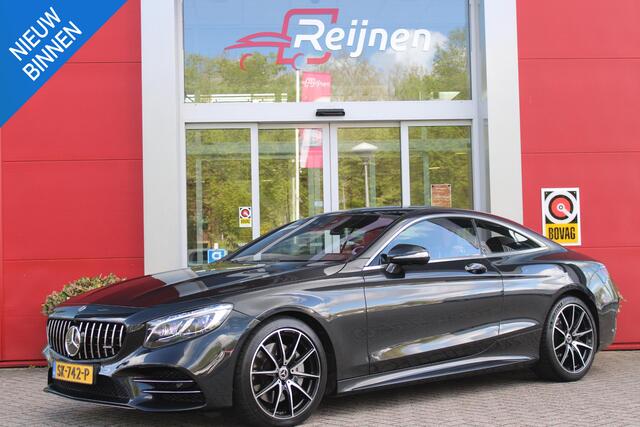 Mercedes-Benz S-KLASSE Coupé 450 4MATIC | AMG-STYLING INTERIEUR / EXTERIEUR | PANORAMADAK | BURMESTER PREMIUM AUDIO ® | ELEKTRISCH VERSTELBARE VOORSTOELEN MET GEHEUGEN | MASSAGE STOELEN | VOORSTOELEN VERWARMBAAR | VOORSTOELEN GEVENTILEERD | AIRSCARF ( HOOFDRUIMTEVERWARMING VOOR