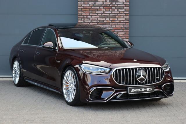 Mercedes-Benz S-KLASSE AMG 63 S E Performance | 802pk | MANUFAKTUR | Keramisch | Achterasbesturing | Burmester High End | Distronic+ | HUD | Chauffeurspakket | Entertainmentpakket Premium Achter | Stoelventilatie V+A | Vlakkenverwarming |