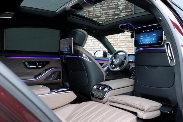 Mercedes-Benz S-KLASSE AMG 63 S E Performance | 802pk | MANUFAKTUR | Keramisch | Achterasbesturing | Burmester High End | Distronic+ | HUD | Chauffeurspakket | Entertainmentpakket Premium Achter | Stoelventilatie V+A | Vlakkenverwarming |
