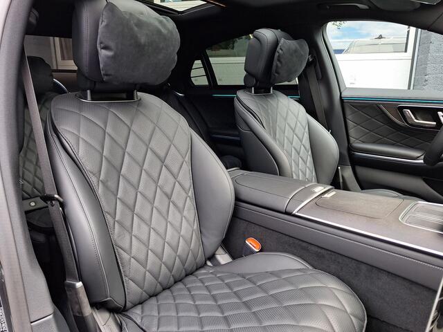 Mercedes-Benz S-KLASSE 580 e 4MATIC Lang AMG Line | Premium Plus | Panoramadak | Superscreen | Achterasbesturing | MBUX Entertainment Achterin | Burmester 3D | Zonneschermpakket | Memorystoelen Voor + Achter | Head-up Display | Sfeerverlichting | Apple & Android Carplay