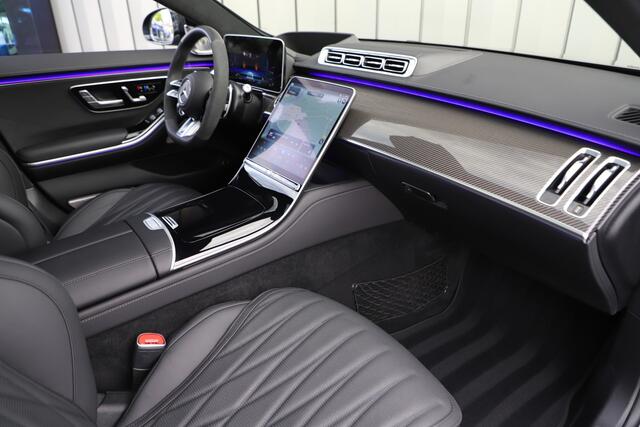 Mercedes-Benz S-KLASSE AMG 63 S E Performance | 802PK | Manufaktur | Achterasbesturing | Businessclass | Burmester High-end | Carbon int+ext | Entertainment | Massage | 2024.
