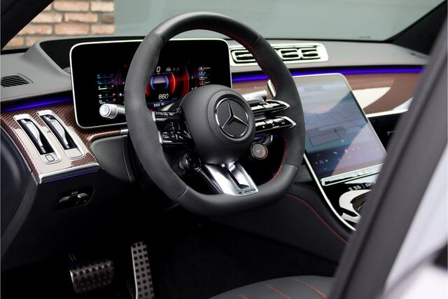 Mercedes-Benz S-KLASSE AMG 63 S E Performance 'Edition 1' | 802pk | Keramisch | Burmester High End | Chauffeurspakket | Massage V+A | Entertainmentpakket Achter | Achterasbesturing | Stoelventilatie V+A | Vlakkenverwarming | Zonweringspakket |