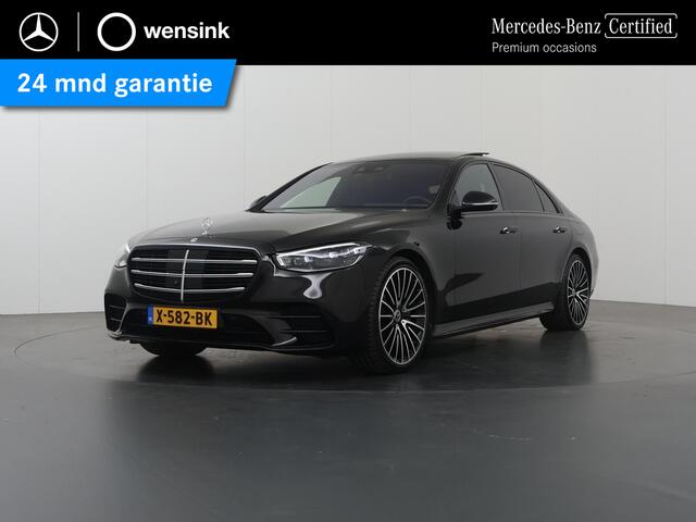 Mercedes-Benz S-KLASSE 580 e Lang AMG Line | Night | Panoramadak | High End Burmester | Exclusief pakket | Massage voor en achter | High end entertainment |