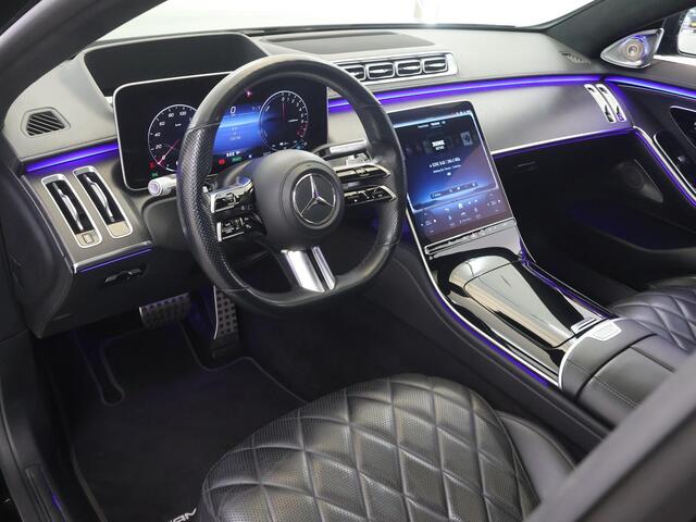 Mercedes-Benz S-KLASSE 580 e Lang AMG Line | Night | Panoramadak | High End Burmester | Exclusief pakket | Massage voor en achter | High end entertainment |