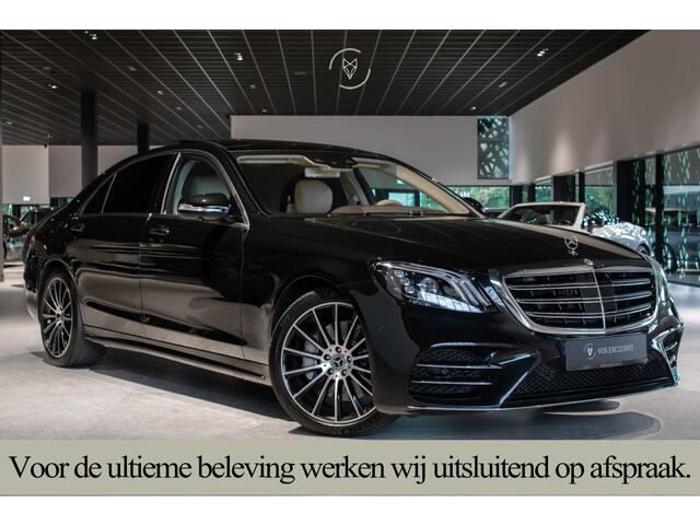 Mercedes-Benz S-KLASSE 350d 4-M Lang AMG Plus Rij-assistentie Plus|4xMassage/stoelkoeling|Entertainment|Softclose|20"|HUD|Keyless|360°|New Service