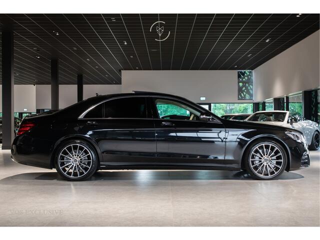 Mercedes-Benz S-KLASSE 350d 4-M Lang AMG Plus Rij-assistentie Plus|4xMassage/stoelkoeling|Entertainment|Softclose|20"|HUD|Keyless|360°|New Service