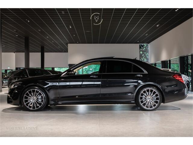 Mercedes-Benz S-KLASSE 350d 4-M Lang AMG Plus Rij-assistentie Plus|4xMassage/stoelkoeling|Entertainment|Softclose|20"|HUD|Keyless|360°|New Service