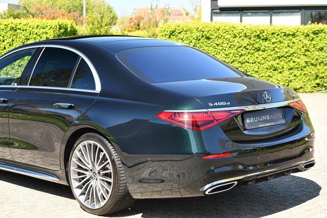 Mercedes-Benz S-KLASSE 400d 4MATIC AMG Line EMERALD GREEN|BTW|Panoramadak