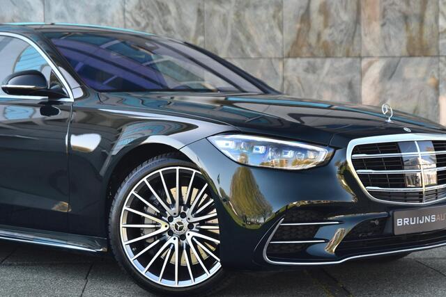 Mercedes-Benz S-KLASSE 400d 4MATIC AMG Line EMERALD GREEN|BTW|Panoramadak