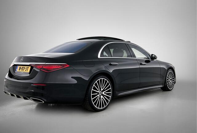Mercedes-Benz S-KLASSE 580 e Lang AMG Plug-In Hybride Burmester High-End 4D Surround | Rear Executive pakket | Premium pakket | Panoramaschuifdak Inclusief 24 maanden Mercedes-Benz Certified garantie voor Europa.