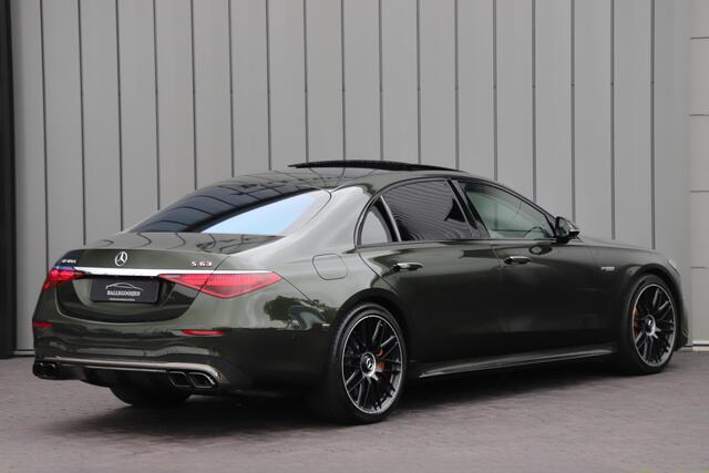 Mercedes-Benz S-KLASSE AMG 63 S E Performance | 802PK | Business-class | Ceramisch | Massage | 4W-Sturing | Burmester High-end | Manufaktur | Carbon | Luchtv. | 2025.