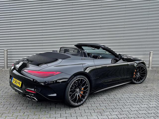 Mercedes-Benz SL-KLASSE Roadster AMG 63 4MATIC+ | AMG Carbon | AMG Nightpakket II | Burmester High-End 3D | Rijassistentiepakket | 360°Camera | Head-up display